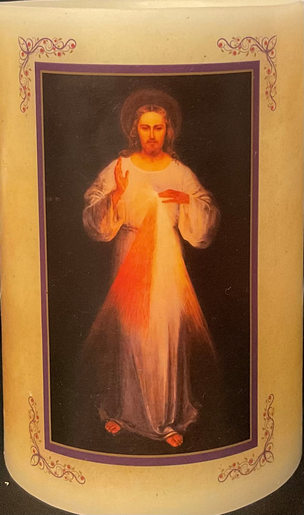 Divine Mercy LED Candle