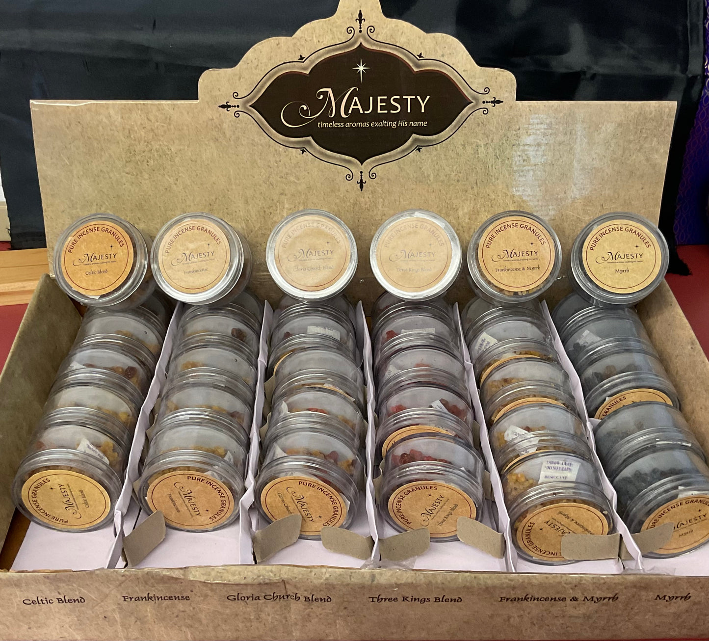 Majesty Incense 6 Different Scents