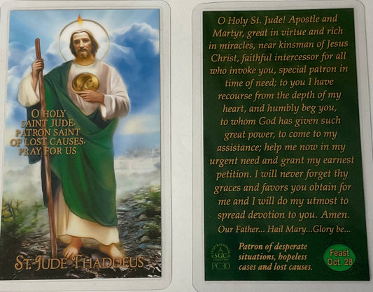 St. Jude Prayer Card