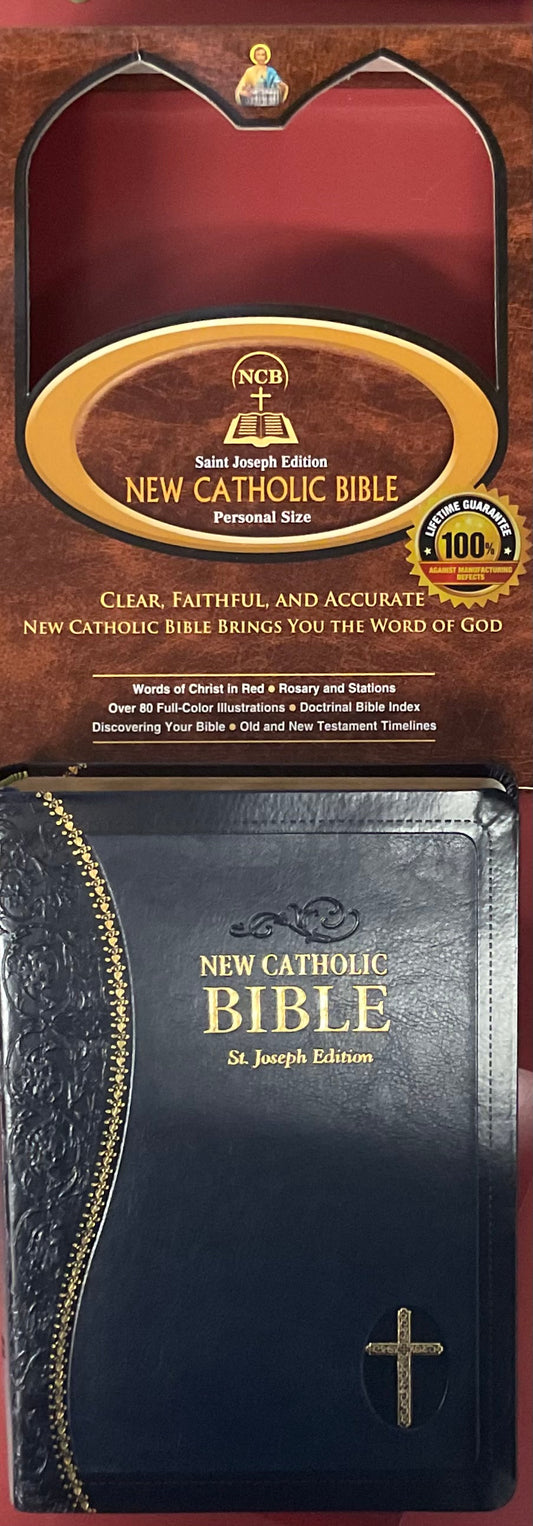 St. Joseph New Catholic Bible  blue leather
