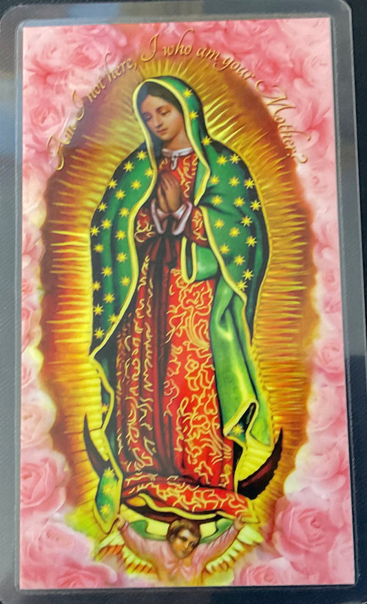 Our Lady of Guadalupe Prayer Card