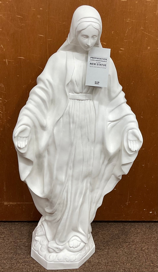 Our Lady of Grace Statue 32” White