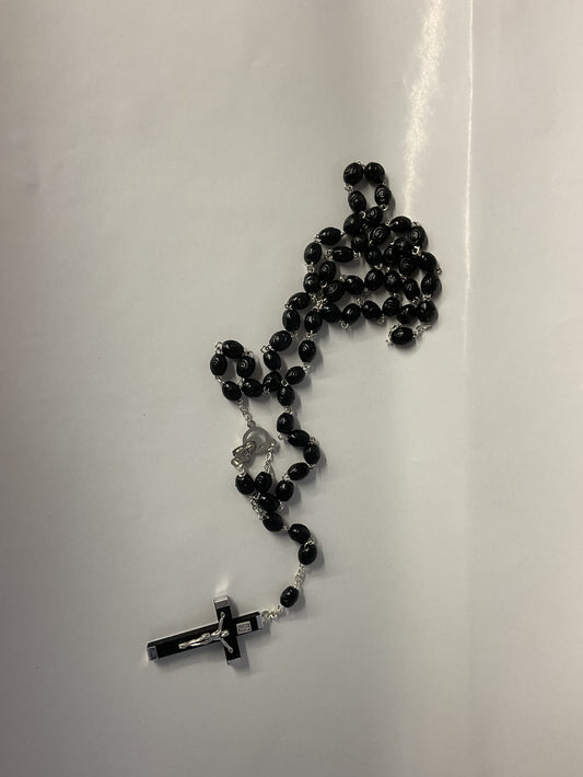 Black Wood Rosary
