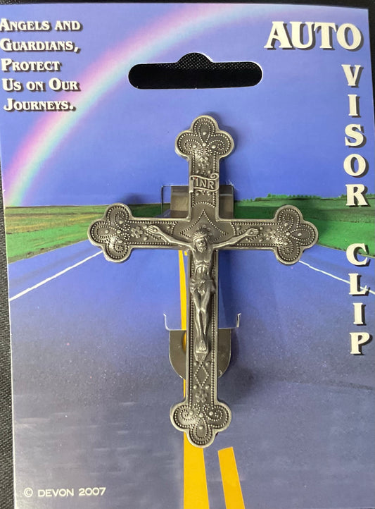 Crucifix Visor Clip