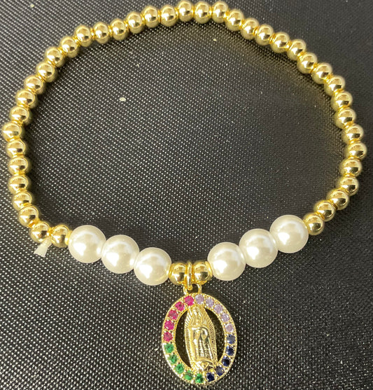 Our Lady of Guadalupe Gold Filled Braclet