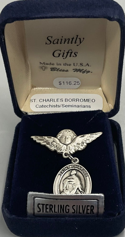 St. Charles Borromeo Baby Pin