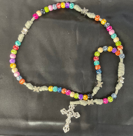 Multicolor Stone Rosary
