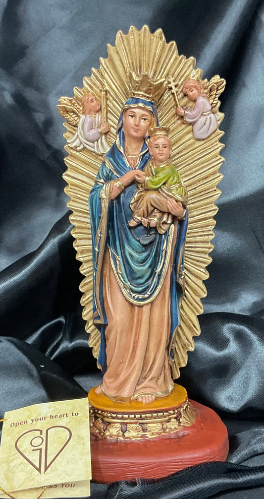 Our Lady of Perpetual Help Statue 9”