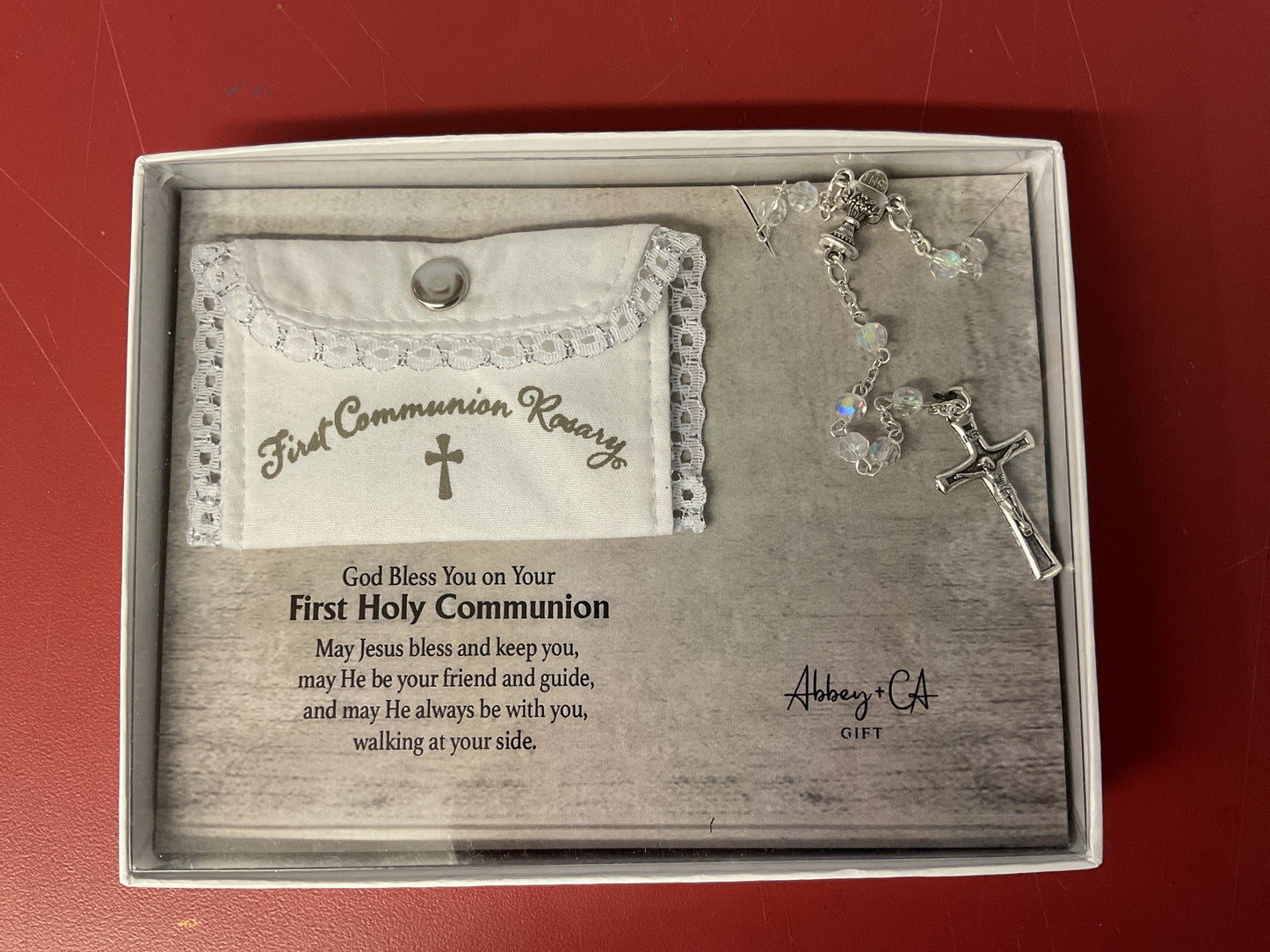 First Holy Communion Rosary Set Girl